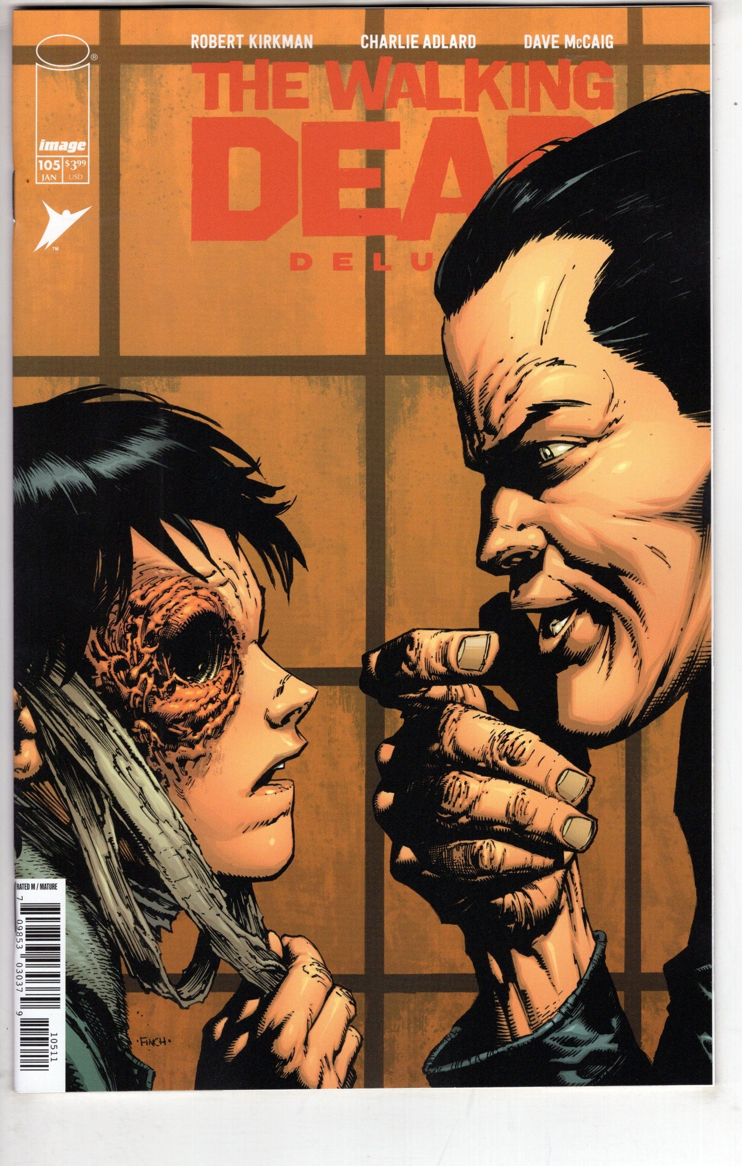IMAGE COMIC BOOK Walking Dead Deluxe #105 Cover A David Finch & Dave Mccaig (Mature)