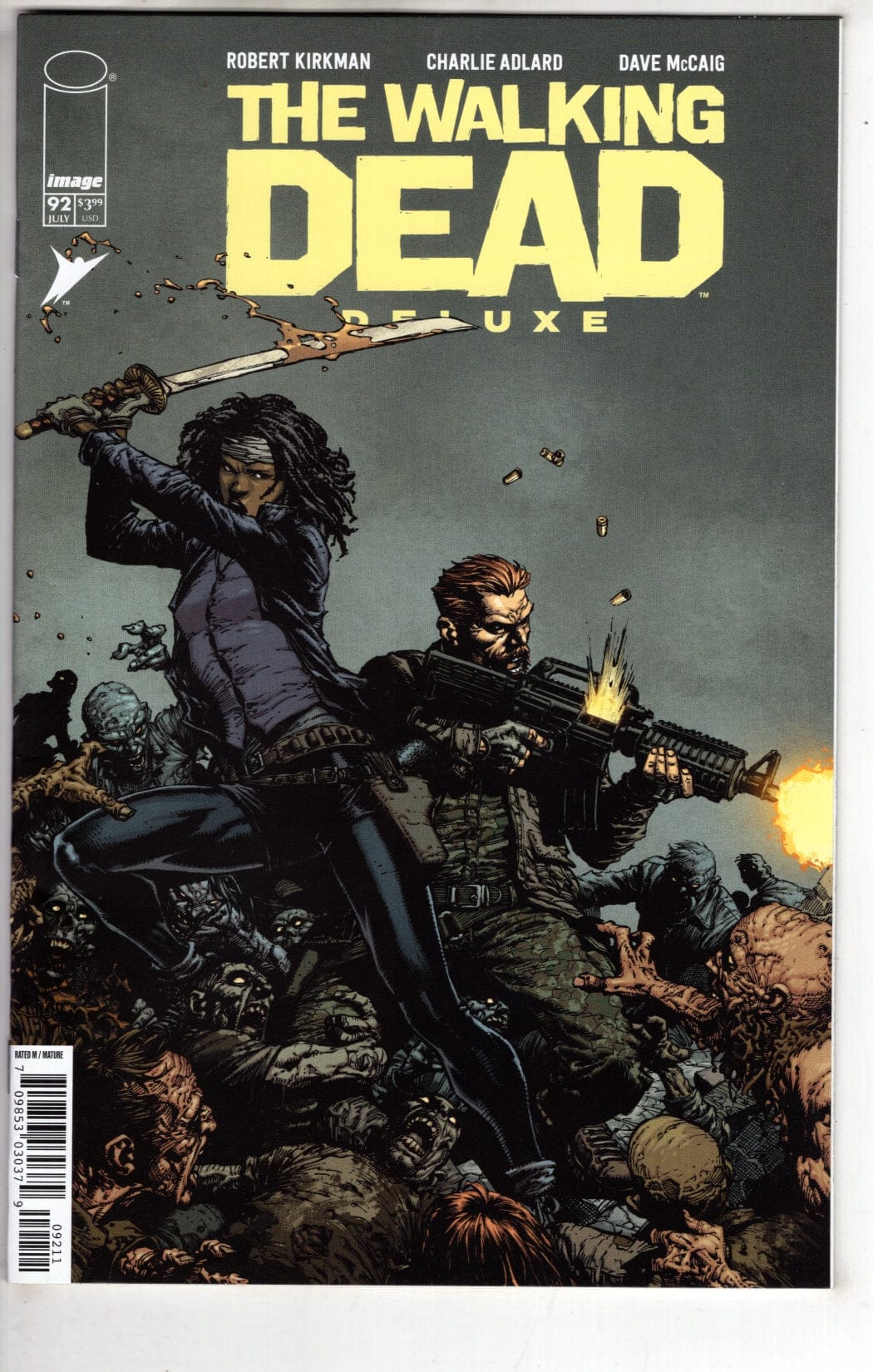IMAGE COMIC BOOK Walking Dead Deluxe #92 CVR A [VF/NM]