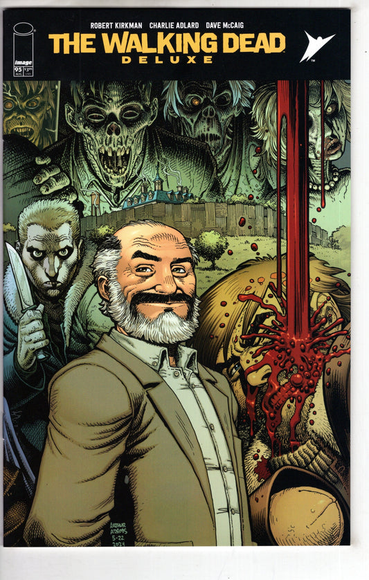 IMAGE COMIC BOOK Walking Dead Deluxe #95 Cover D Arthur Adams & Dave Mccaig Variant