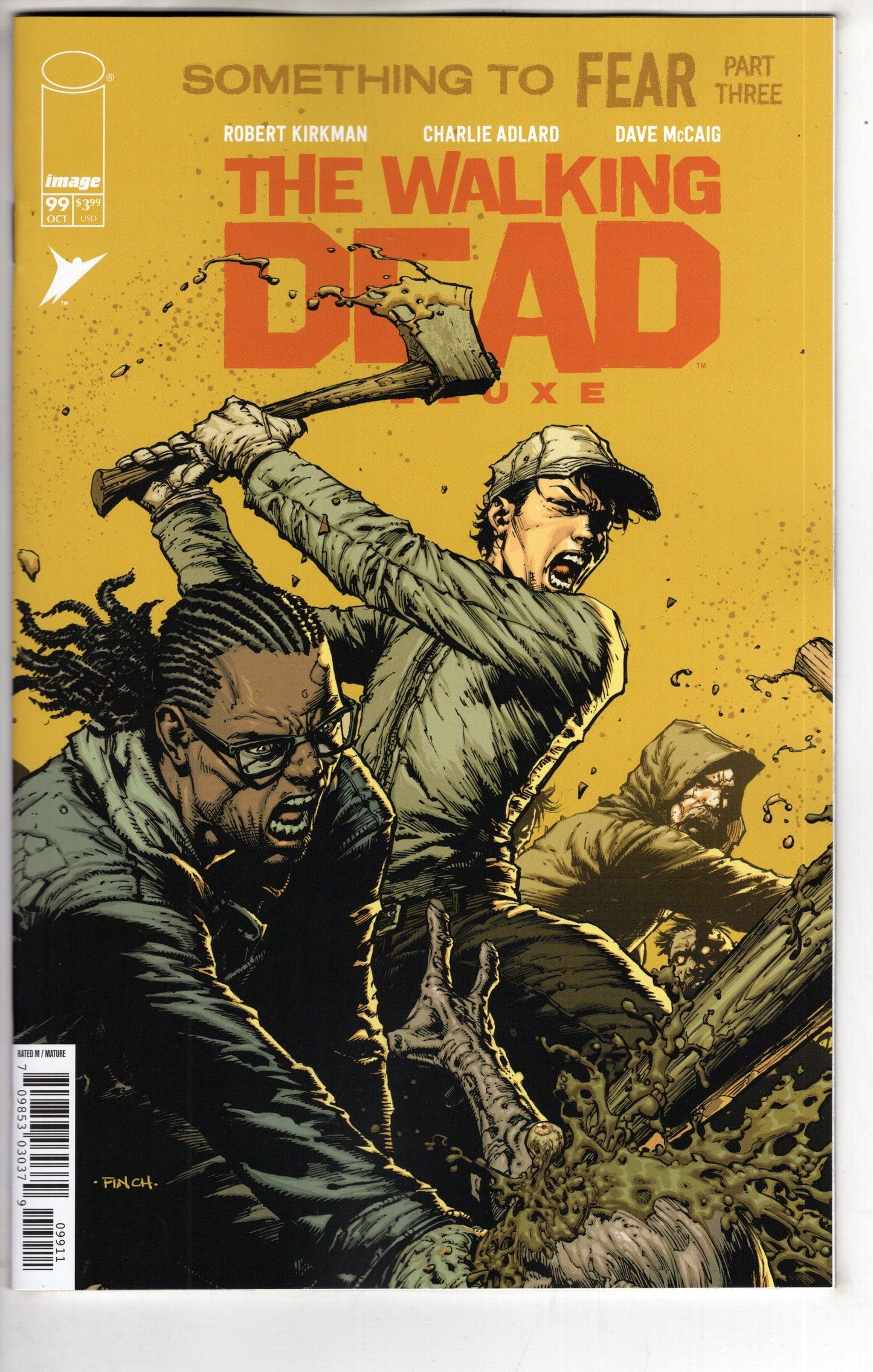 IMAGE COMIC BOOK Walking Dead Deluxe #99 Cover A David Finch & Dave Mccaig (Mature)