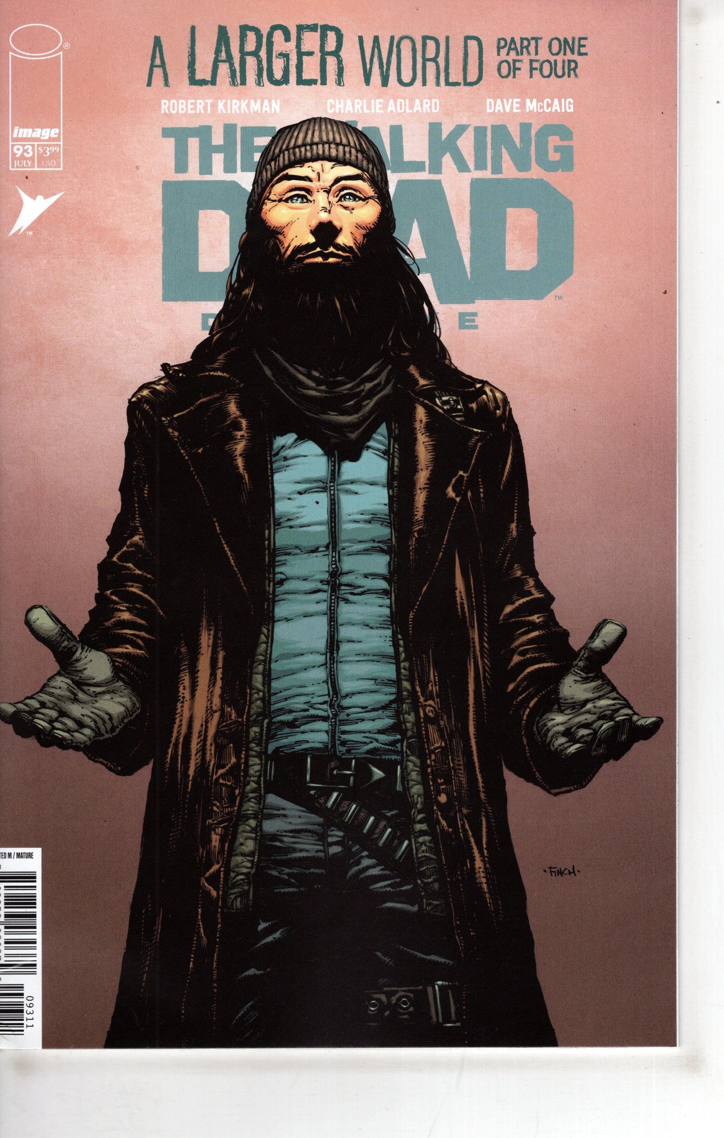 IMAGE COMIC BOOK WALKING DEAD DLX #93 CVR A FINCH & MCCAIG (MR)