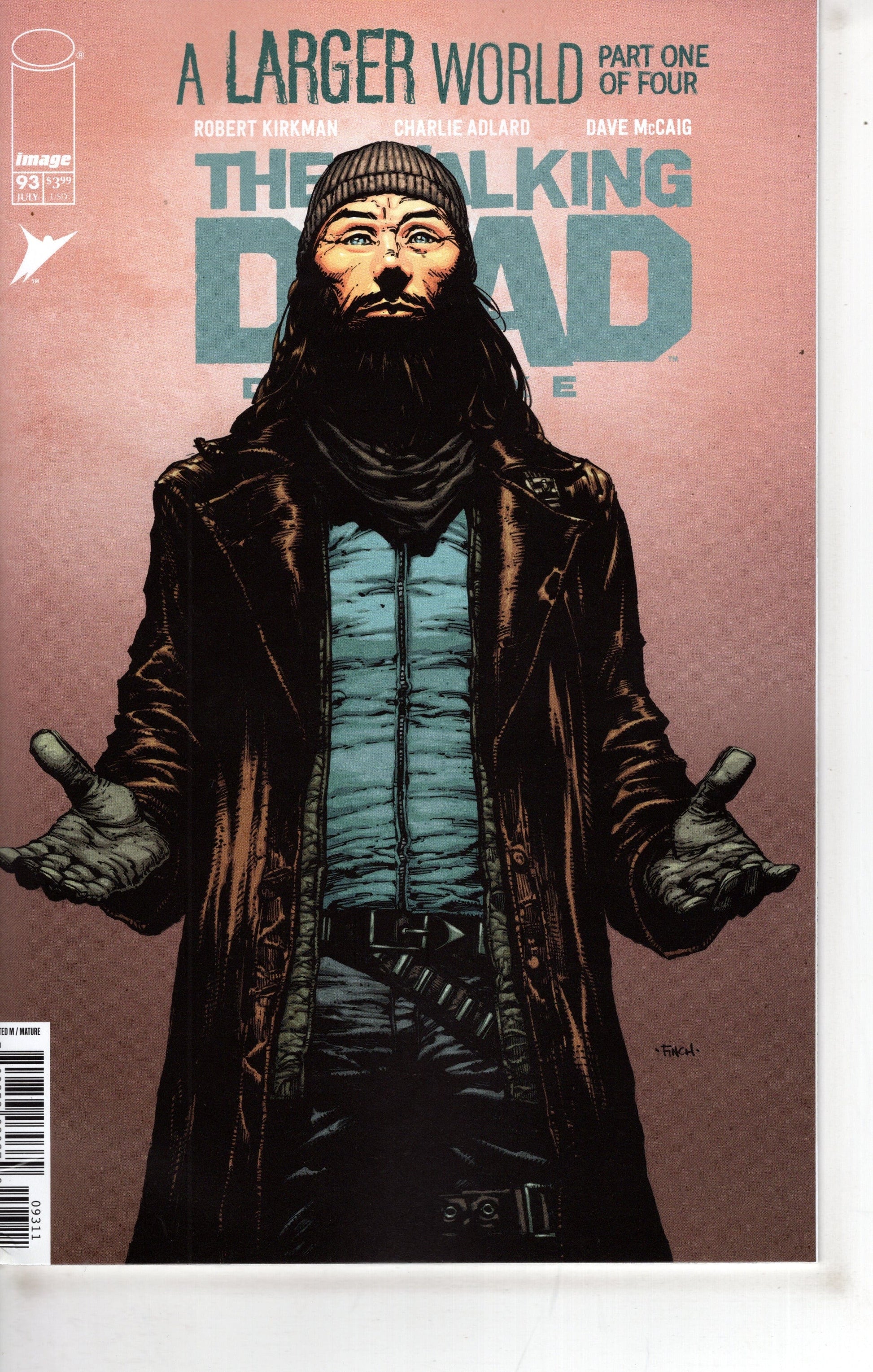 IMAGE COMIC BOOK WALKING DEAD DLX #93 CVR A FINCH & MCCAIG (MR)