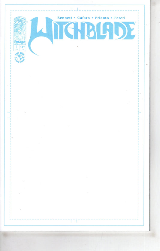 IMAGE COMIC BOOK WITCHBLADE #1 CVR C BLANK SKETCH