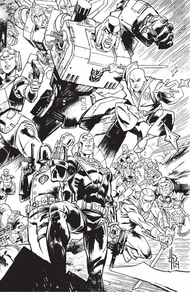 IMAGE COMIC BOOKS Destro #1 (Of 5) Cover J Howard Black & White Eu Anniversary Variant