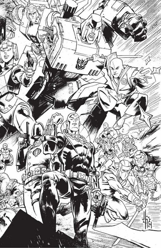 IMAGE COMIC BOOKS Destro #1 (Of 5) Cover J Howard Black & White Eu Anniversary Variant