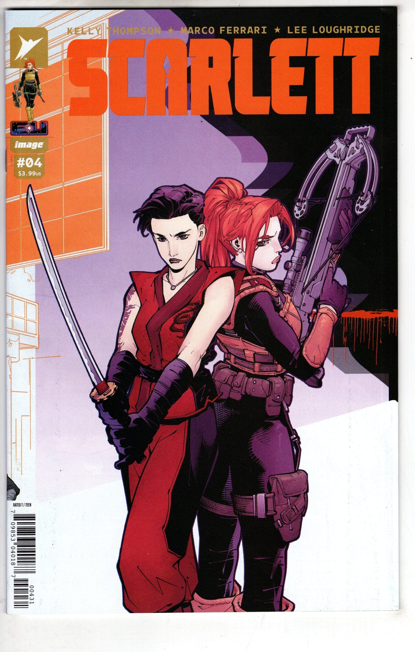 IMAGE COMIC BOOKS Scarlett #4 (Of 5) Cover C 1 in 10 Gleb Melnikov Connecting Variant