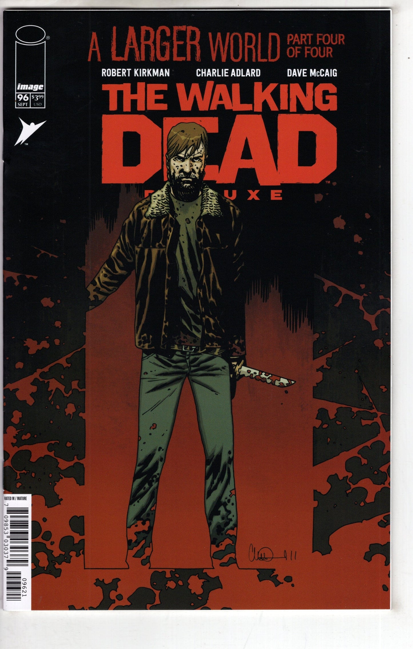 IMAGE COMIC BOOKS Walking Dead Deluxe #96 Cover B Charlie Adlard & Dave Mccaig Variant (Mature)