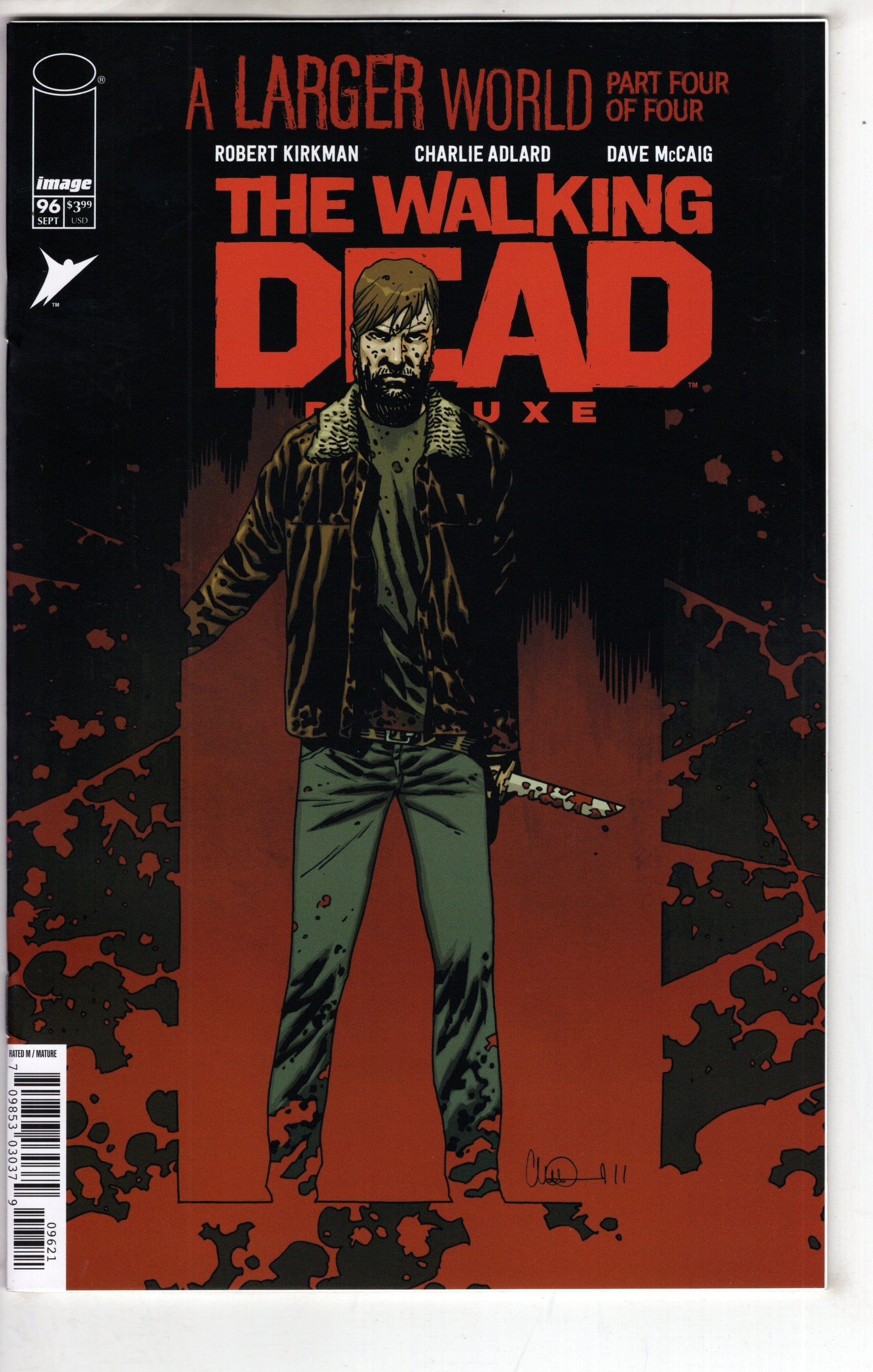 IMAGE COMIC BOOKS Walking Dead Deluxe #96 Cover B Charlie Adlard & Dave Mccaig Variant (Mature)