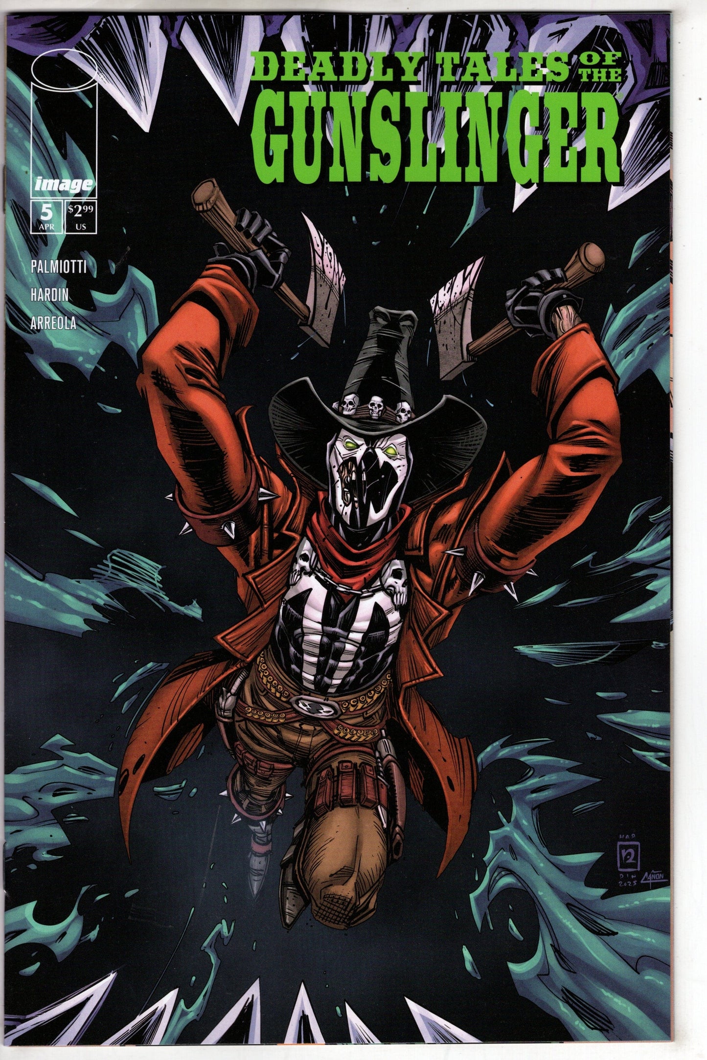 IMAGE COMIC COMIC BOOK DEADLY TALES OF THE GUNSLINGER SPAWN #5 CVR C CHAD HARDIN VAR