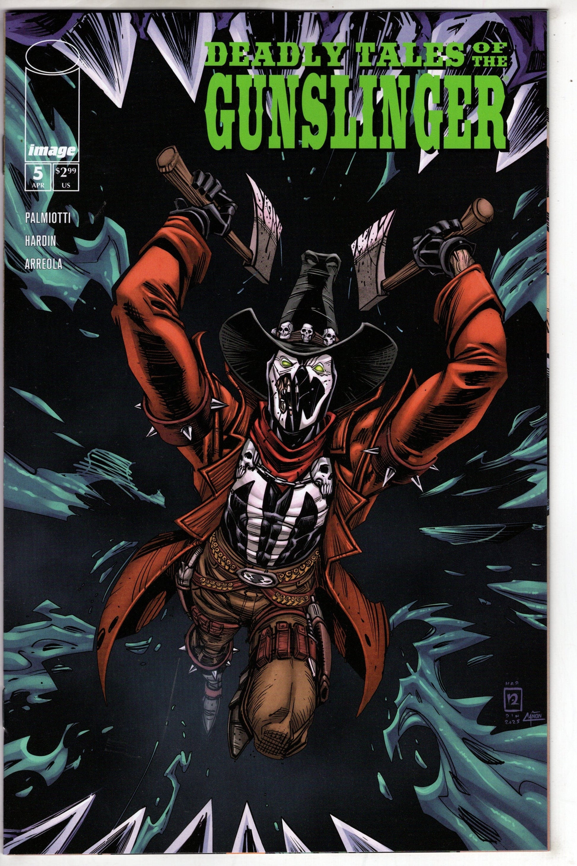 IMAGE COMIC COMIC BOOK DEADLY TALES OF THE GUNSLINGER SPAWN #5 CVR C CHAD HARDIN VAR