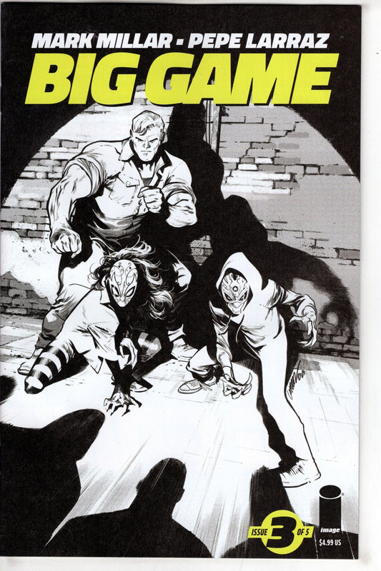 IMAGE COMICS BUY-SELL COMIC BOOK Big Game #3 (Of 5) Cover B Pepe Larraz Variant