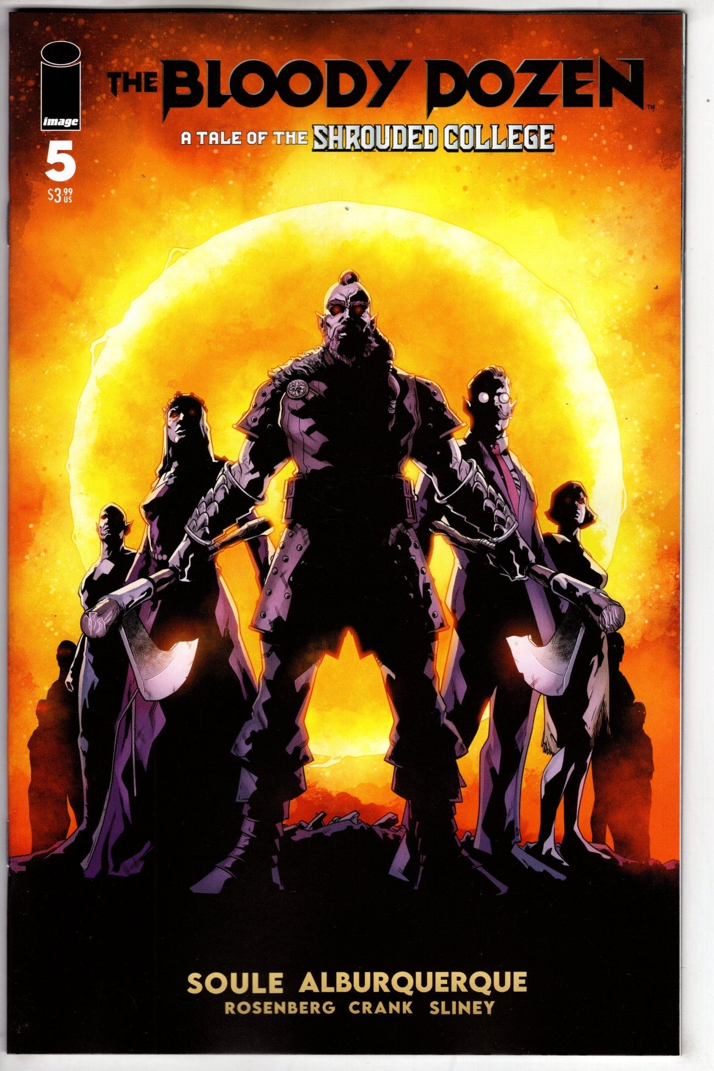 IMAGE COMICS BUY-SELL COMIC BOOK Bloody Dozen A Tale Of The Shrouded College #5 (Of 6) Cover A Will Sliney