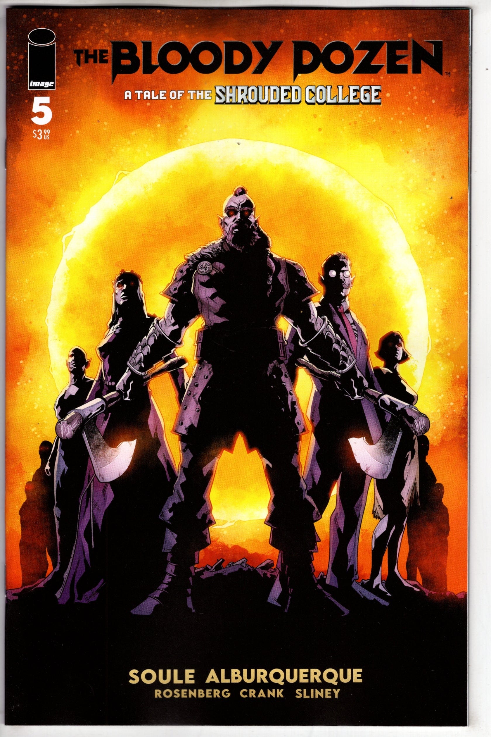 IMAGE COMICS BUY-SELL COMIC BOOK Bloody Dozen A Tale Of The Shrouded College #5 (Of 6) Cover A Will Sliney