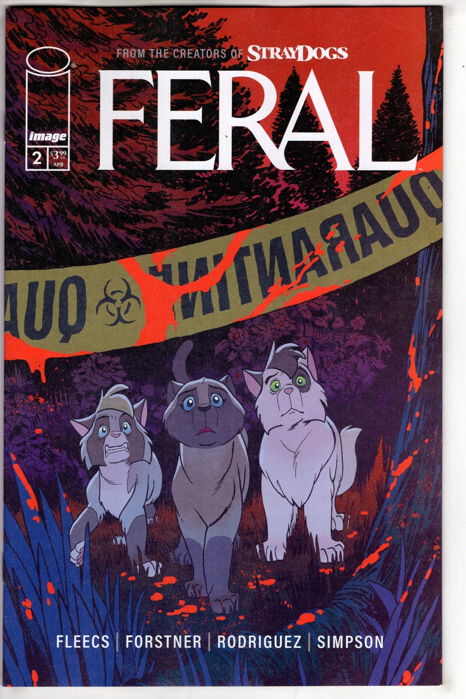 IMAGE COMICS BUY-SELL COMIC BOOK Feral #2 Cover A Trish Forstner & Tony Fleecs