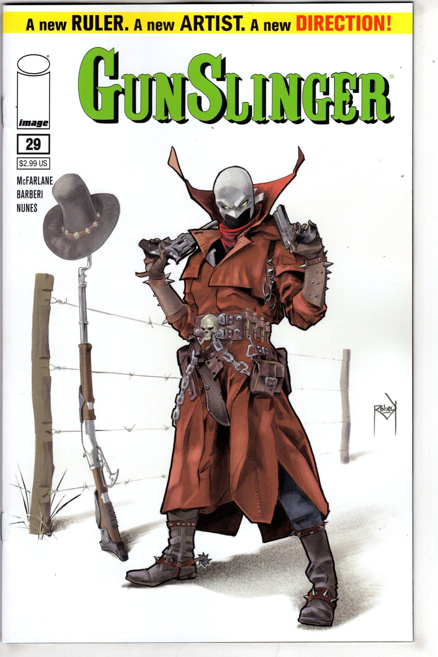 IMAGE COMICS BUY-SELL COMIC BOOK Gunslinger Spawn #29 Cover B Robeck Variant