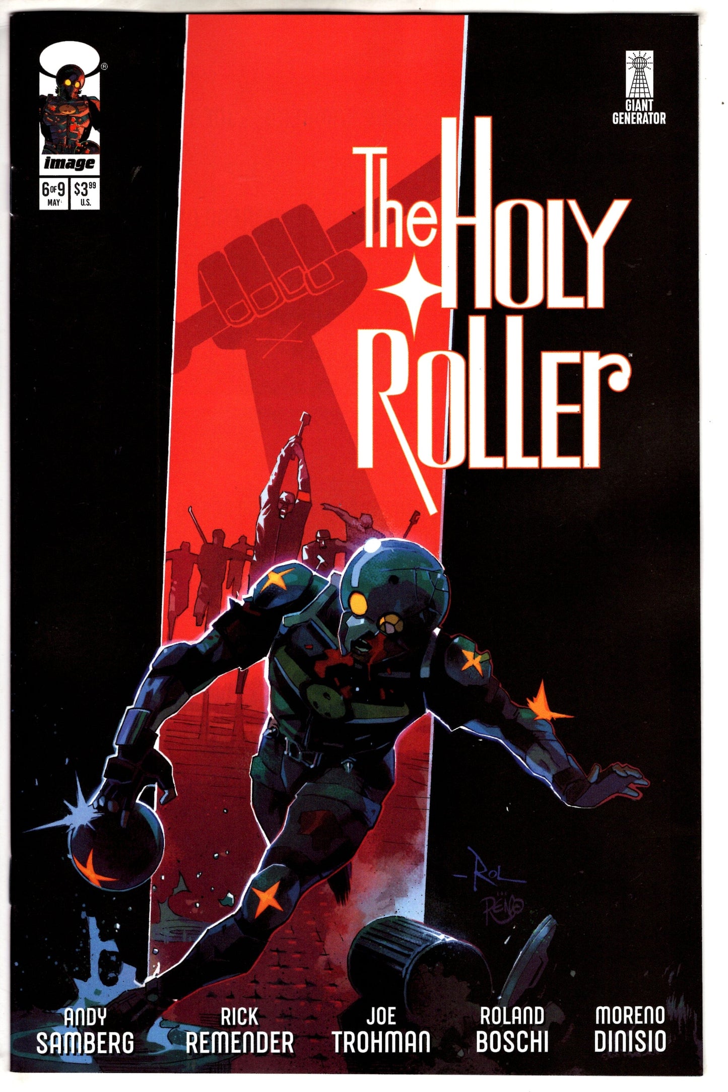 IMAGE COMICS BUY-SELL COMIC BOOK Holy Roller #6 (Of 9) Cover A Roalnd Boschi & Moreno Dinisio