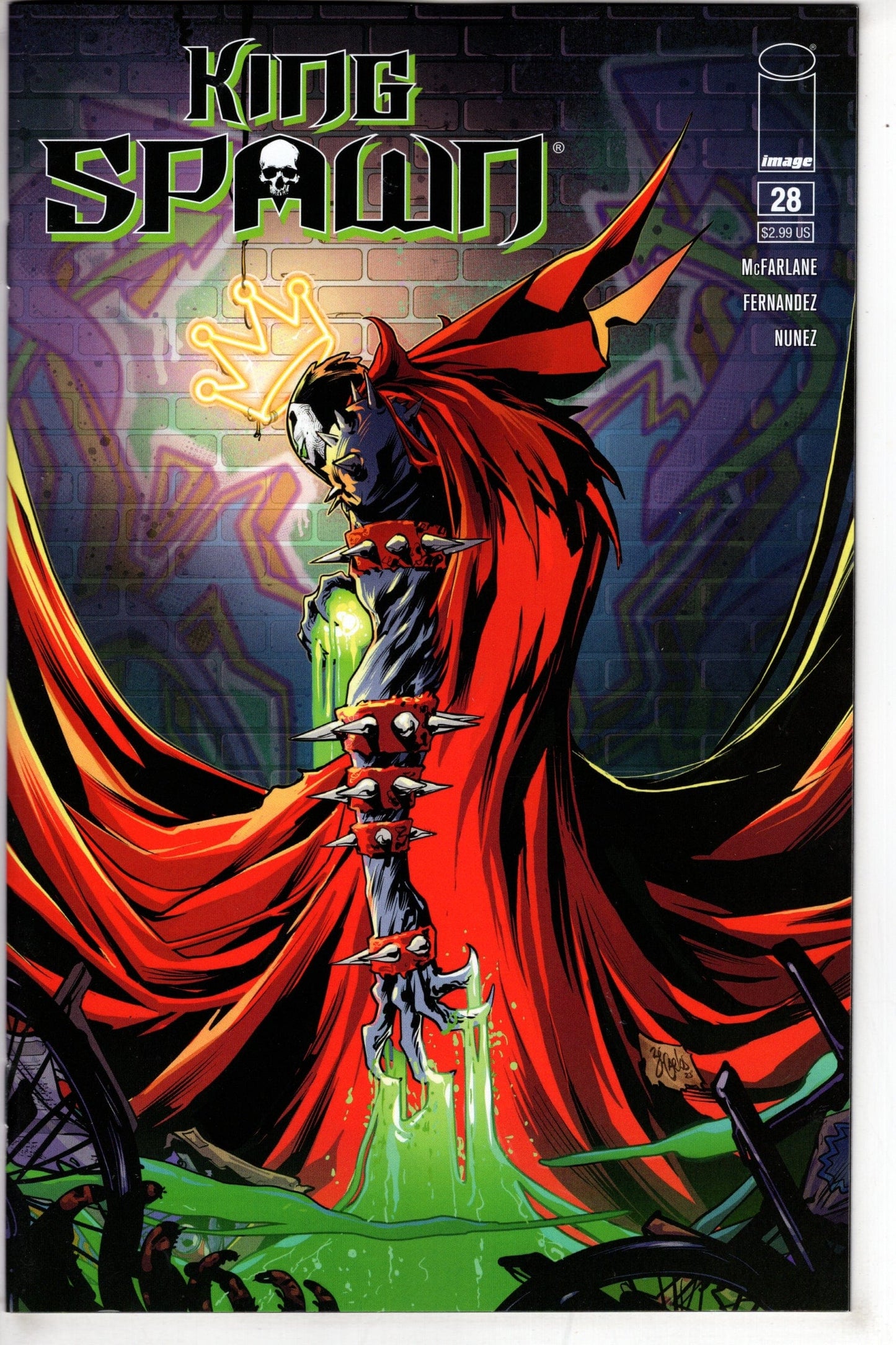 IMAGE COMICS BUY-SELL COMIC BOOK King Spawn #28 Cover A Ze Carlos Cardstock