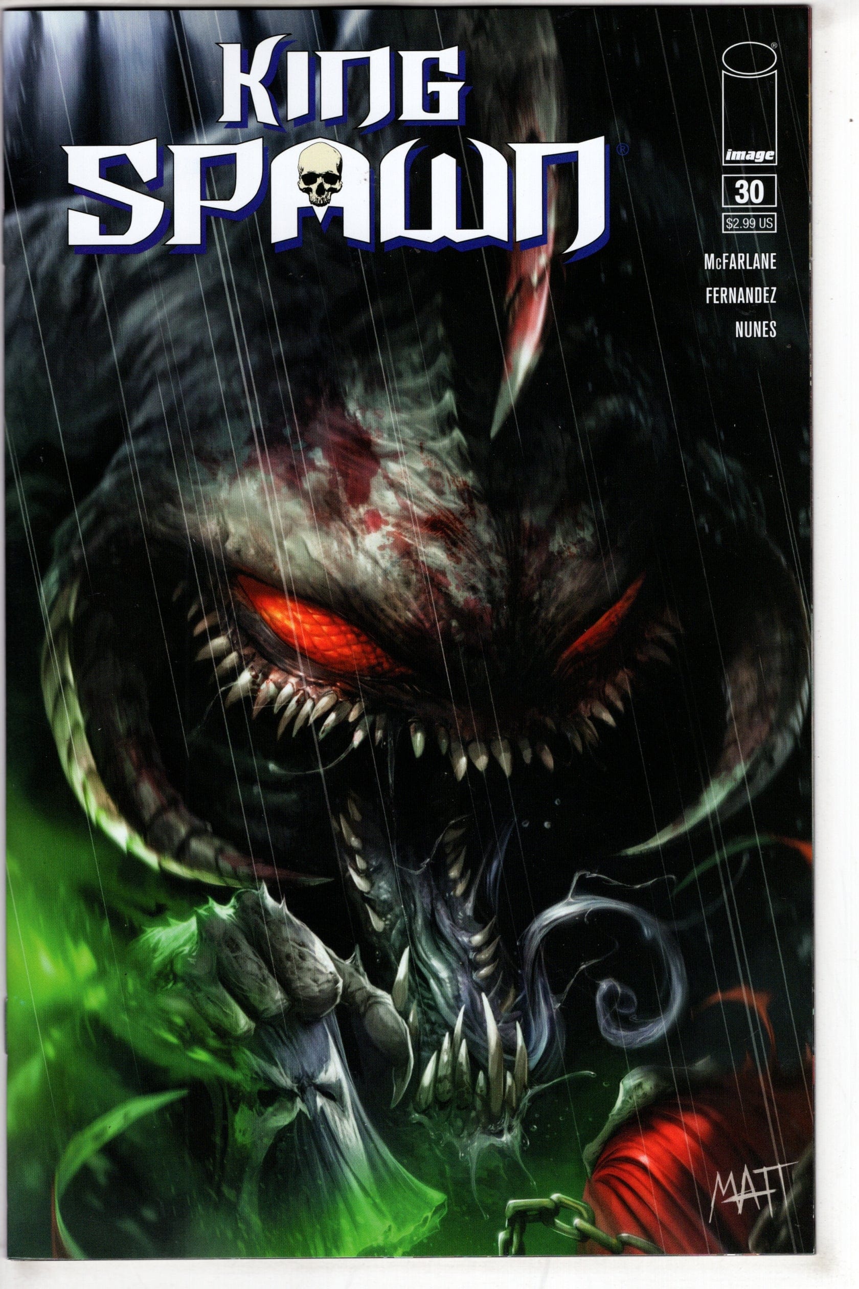 IMAGE COMICS BUY-SELL COMIC BOOK King Spawn #30  Cover B Francesco Mattina Variant