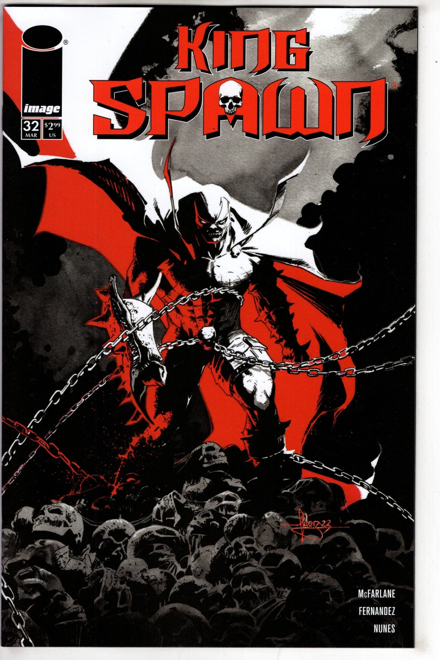 IMAGE COMICS BUY-SELL COMIC BOOK King Spawn #32 Cover B Javi Fernandez Variant
