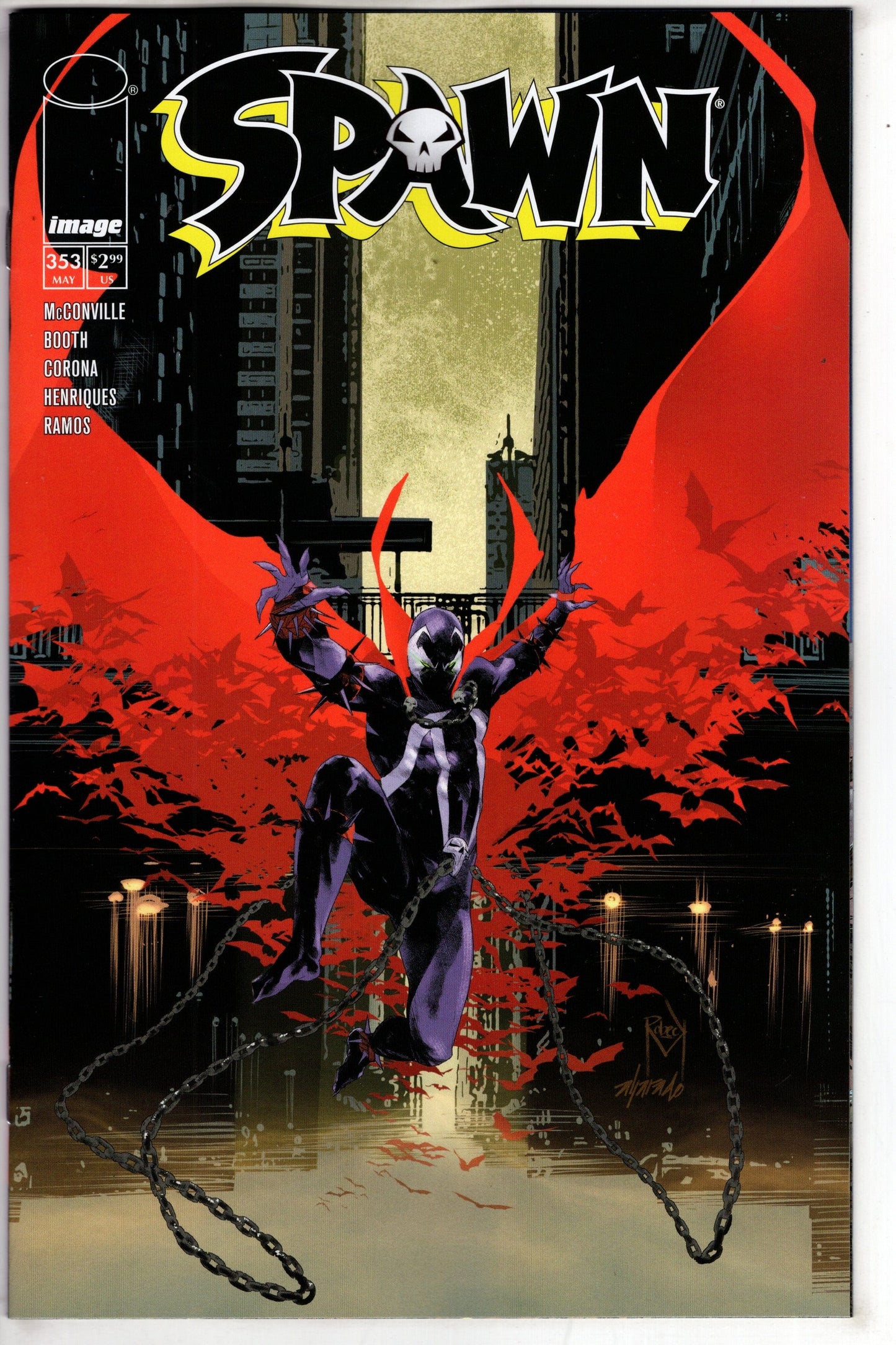 IMAGE COMICS BUY-SELL COMIC BOOK Spawn #353 Cover A Thaddeus Robeck