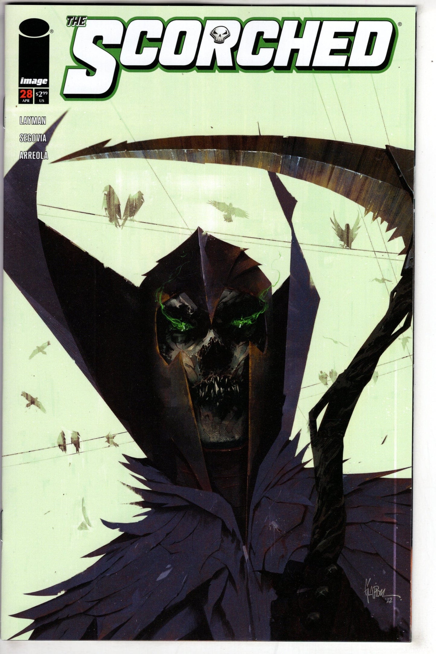 IMAGE COMICS BUY-SELL COMIC BOOK Spawn Scorched #28 Cover A Jonathan Glapion