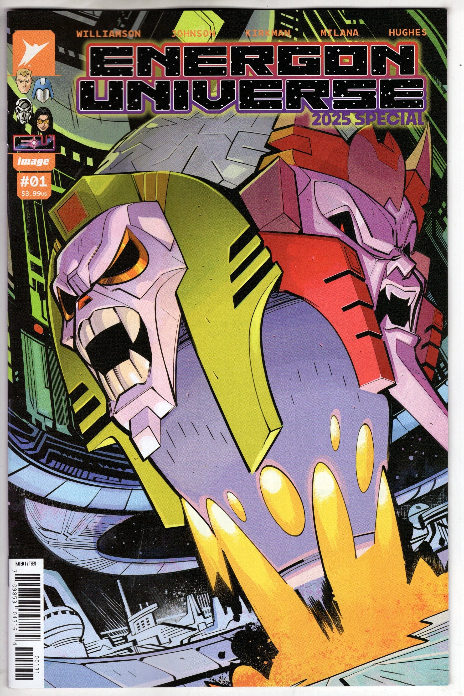 Image Comics COMIC BOOK ENERGON UNIVERSE SPECIAL 2025 (ONE SHOT) CVR C INC 1:10 CONOR HUGHES & PATRICIO DELPECHE VAR