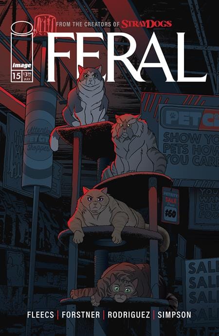 Image Comics COMIC BOOK FERAL #15 CVR A TONY FLEECS & TRISH FORSTNER