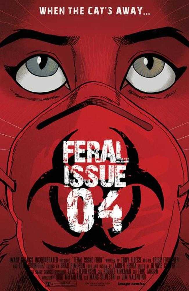 Image Comics COMIC BOOK Feral #4 Cover B Tony Fleecs & Trish Forstner Homage Variant