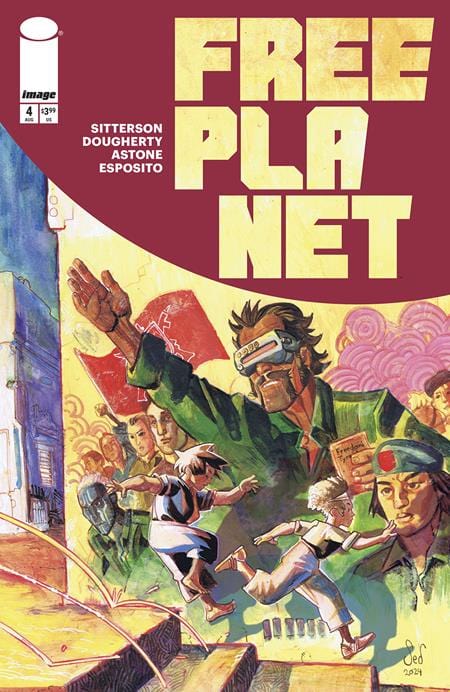 Image Comics COMIC BOOK FREE PLANET #4 CVR A JED DOUGHERTY