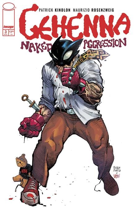 Image Comics COMIC BOOK GEHENNA NAKED AGGRESSION #3 (OF 4) CVR A MAURIZIO ROSENZWEIG