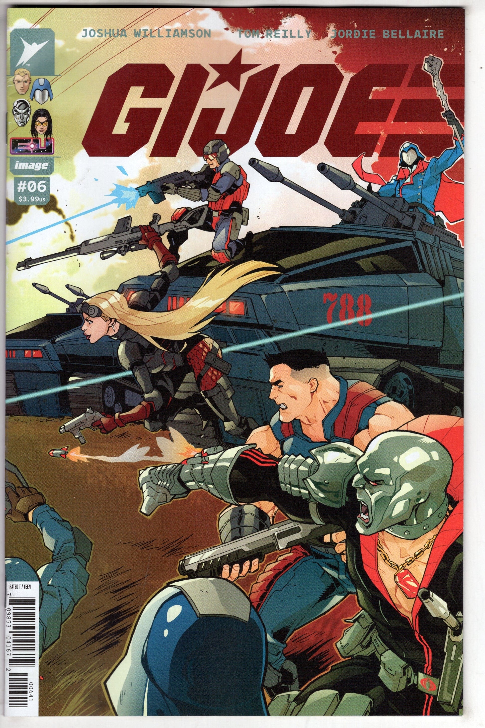 IMAGE COMICS COMIC BOOK GI JOE #6 CVR D INC 1:10 KARL KERSCHL CONNECTING VAR