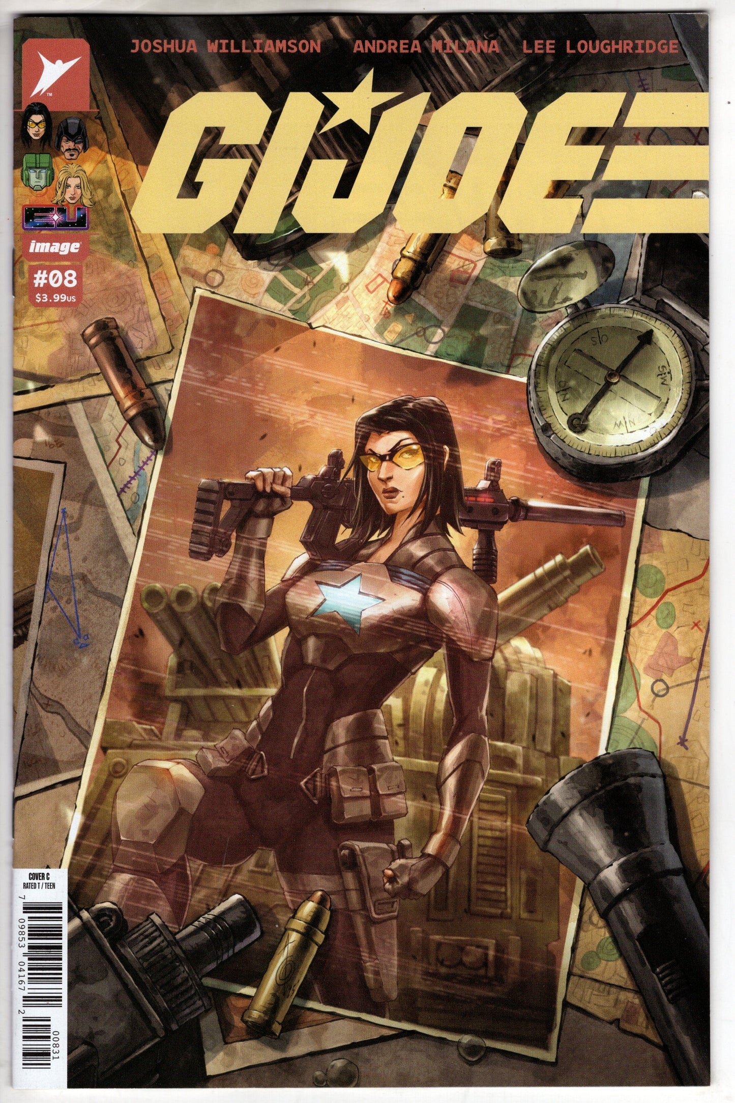 Image Comics COMIC BOOK GI JOE #8 CVR C INC 1:10 ALAN QUAH CONNECTING VAR