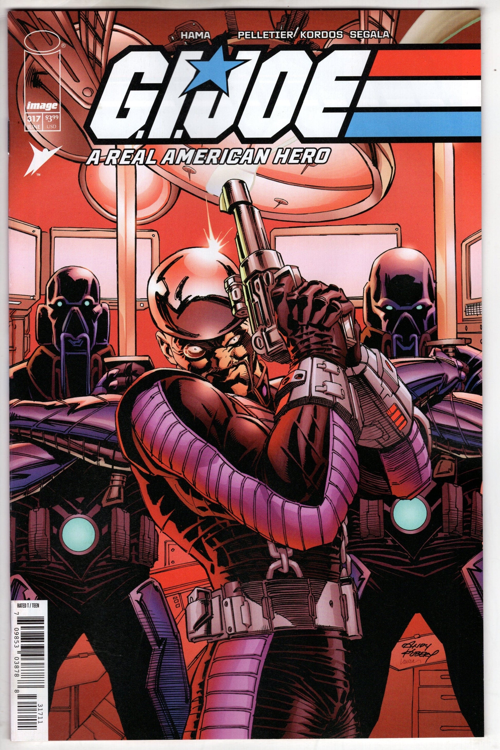 Image Comics COMIC BOOK GI JOE A REAL AMERICAN HERO #317 CVR A ANDY KUBERT & LAURA MARTIN