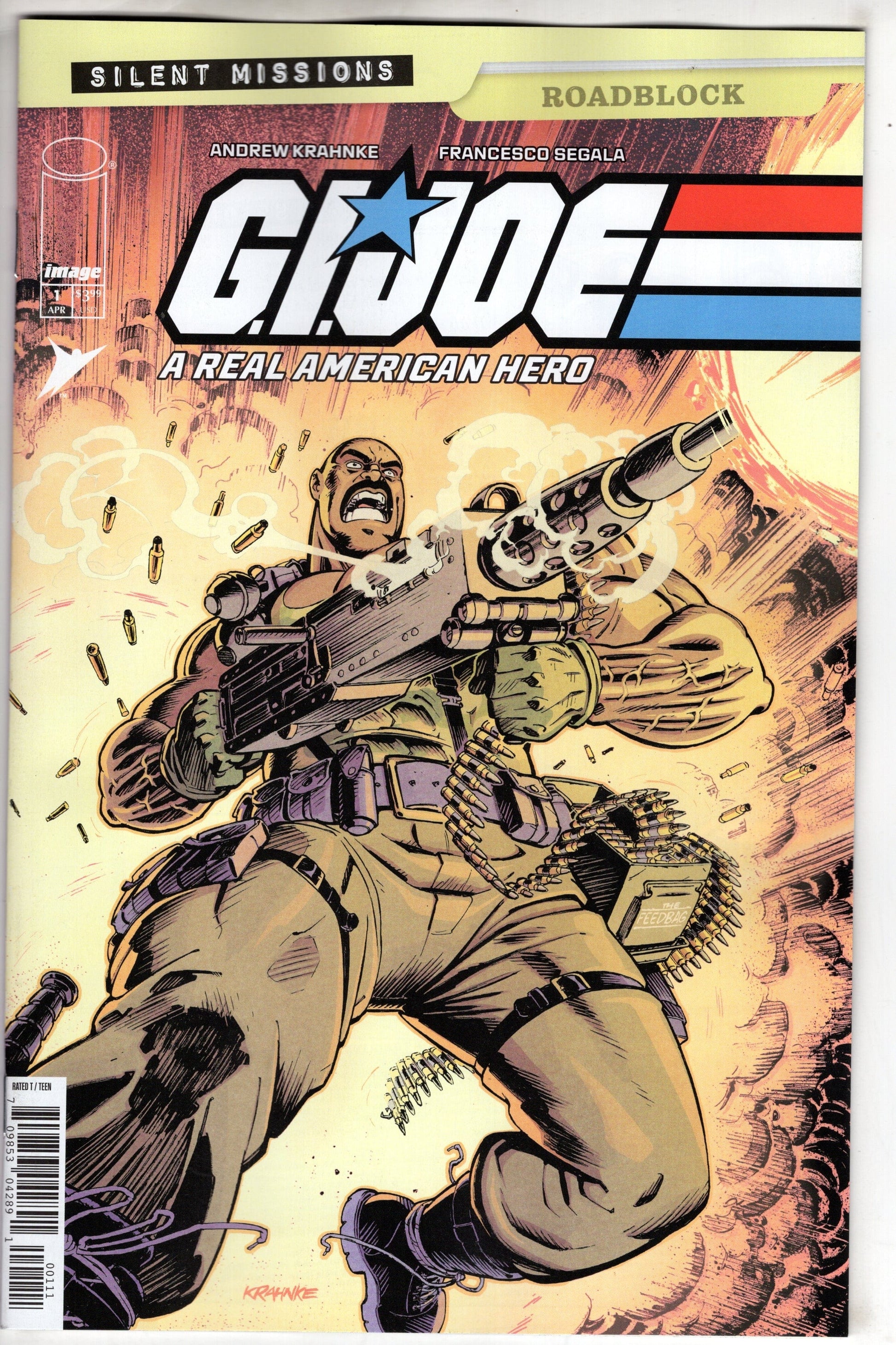 IMAGE COMICS COMIC BOOK GI JOE A REAL AMERICAN HERO ROADBLOCK #1 (ONE SHOT) CVR A ANDREW KRAHNKE