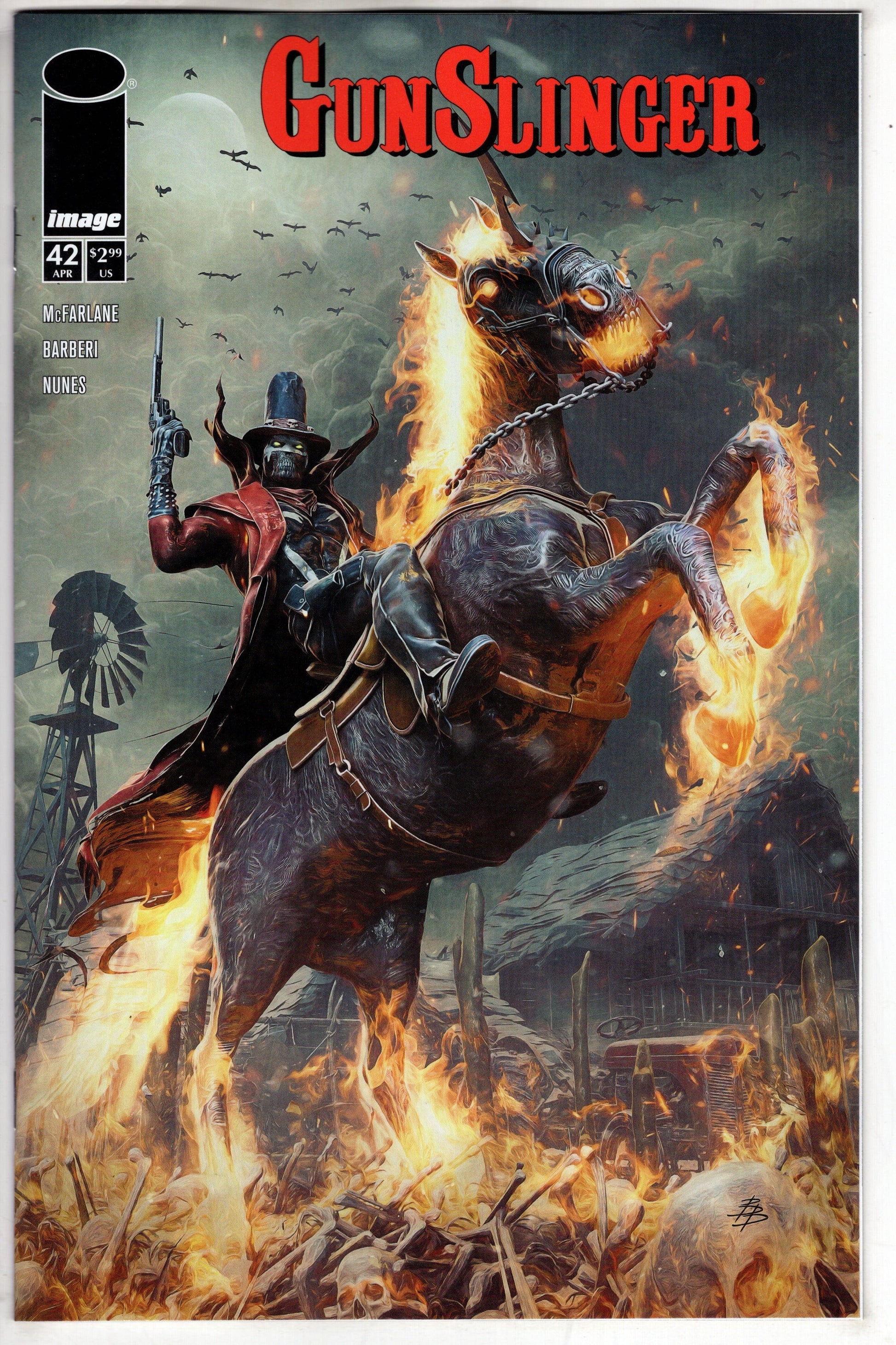 IMAGE COMICS COMIC BOOK GUNSLINGER SPAWN #42 CVR A BJORN BARENDS