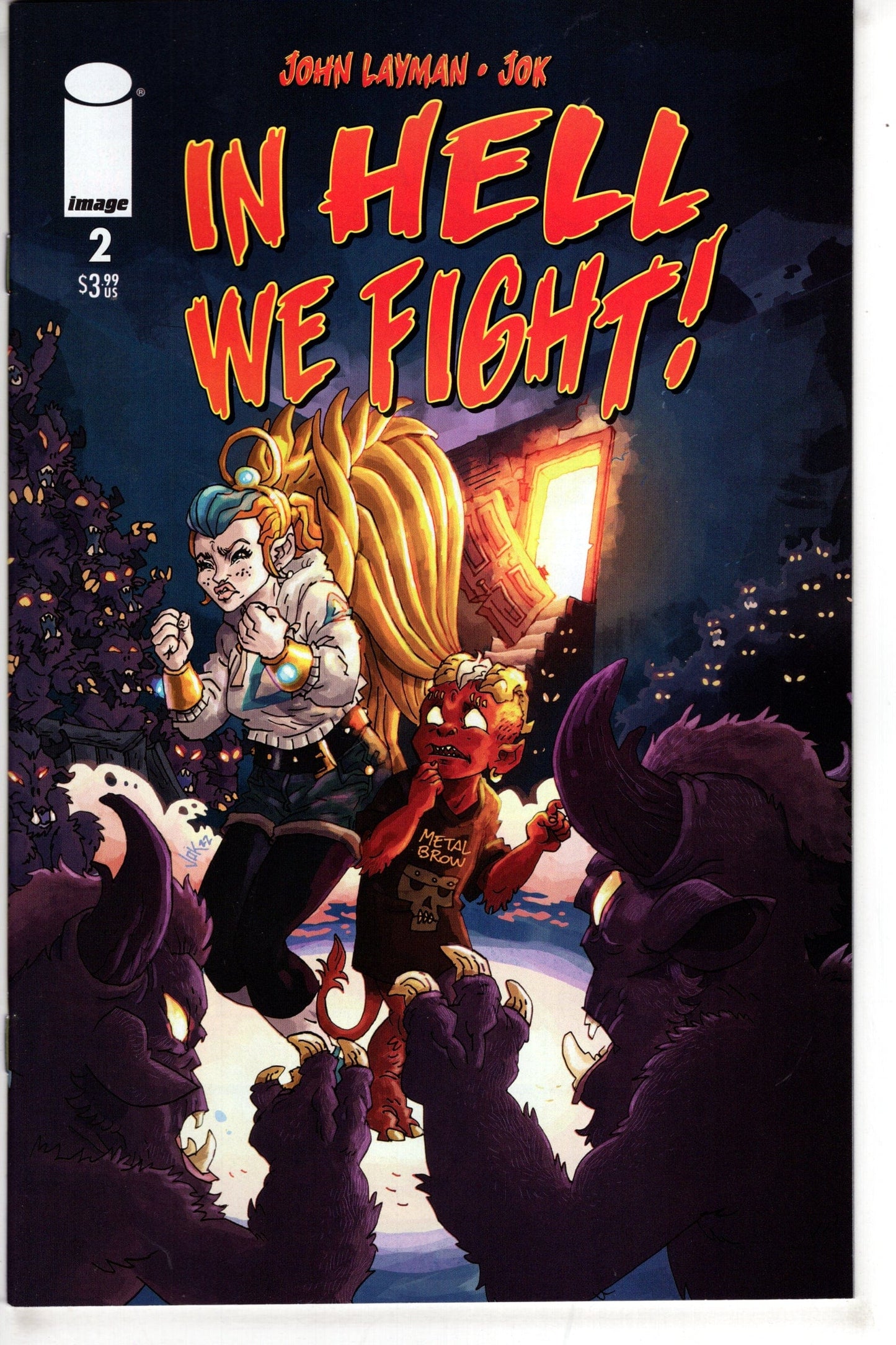 IMAGE COMICS COMIC BOOK In Hell We Fight #2 Cover A Jok
