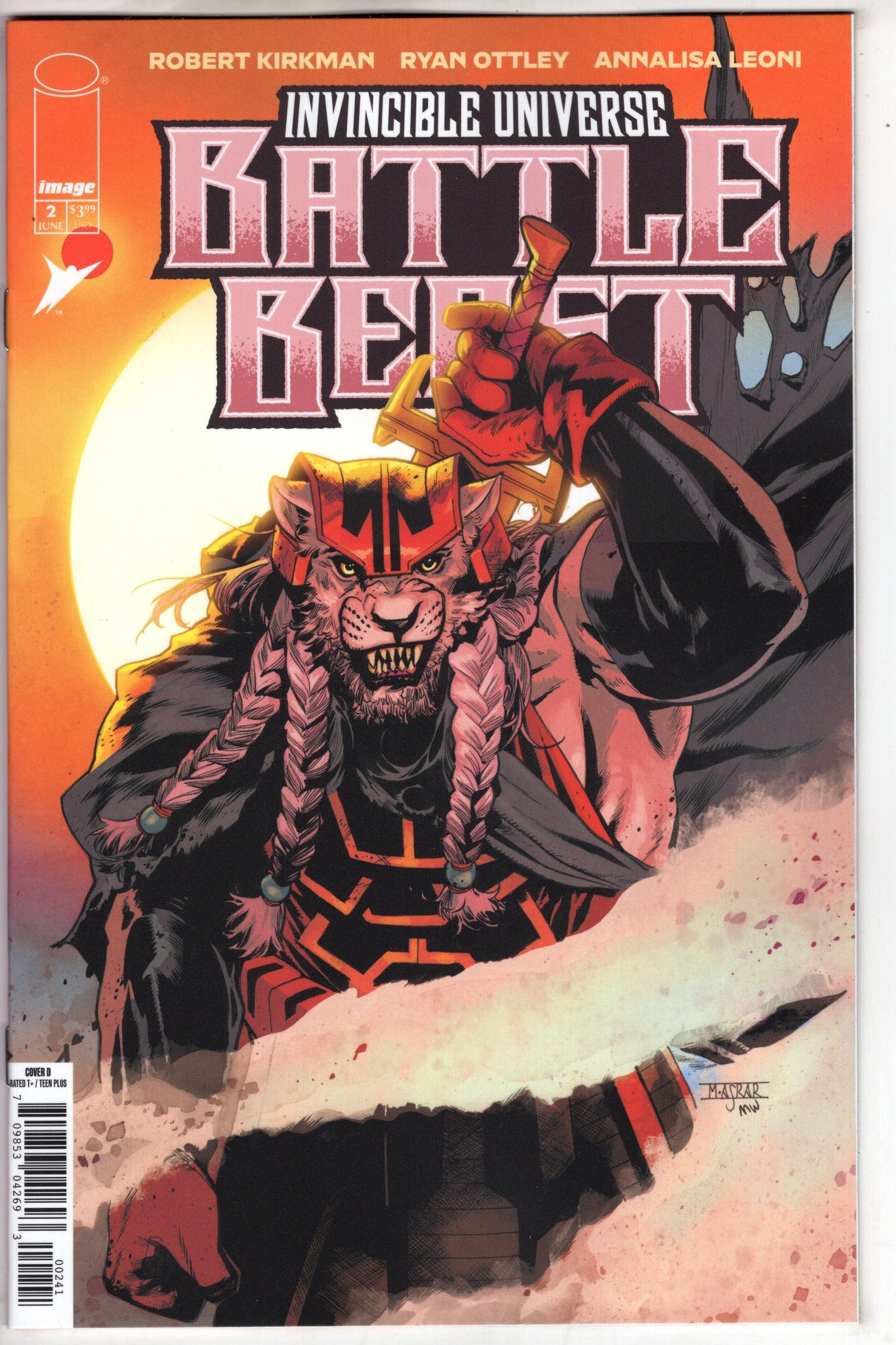 Image Comics COMIC BOOK INVINCIBLE UNIVERSE BATTLE BEAST #2 CVR D INC 1:25 MAHMUD ASRAR & MATTHEW WILSON VAR