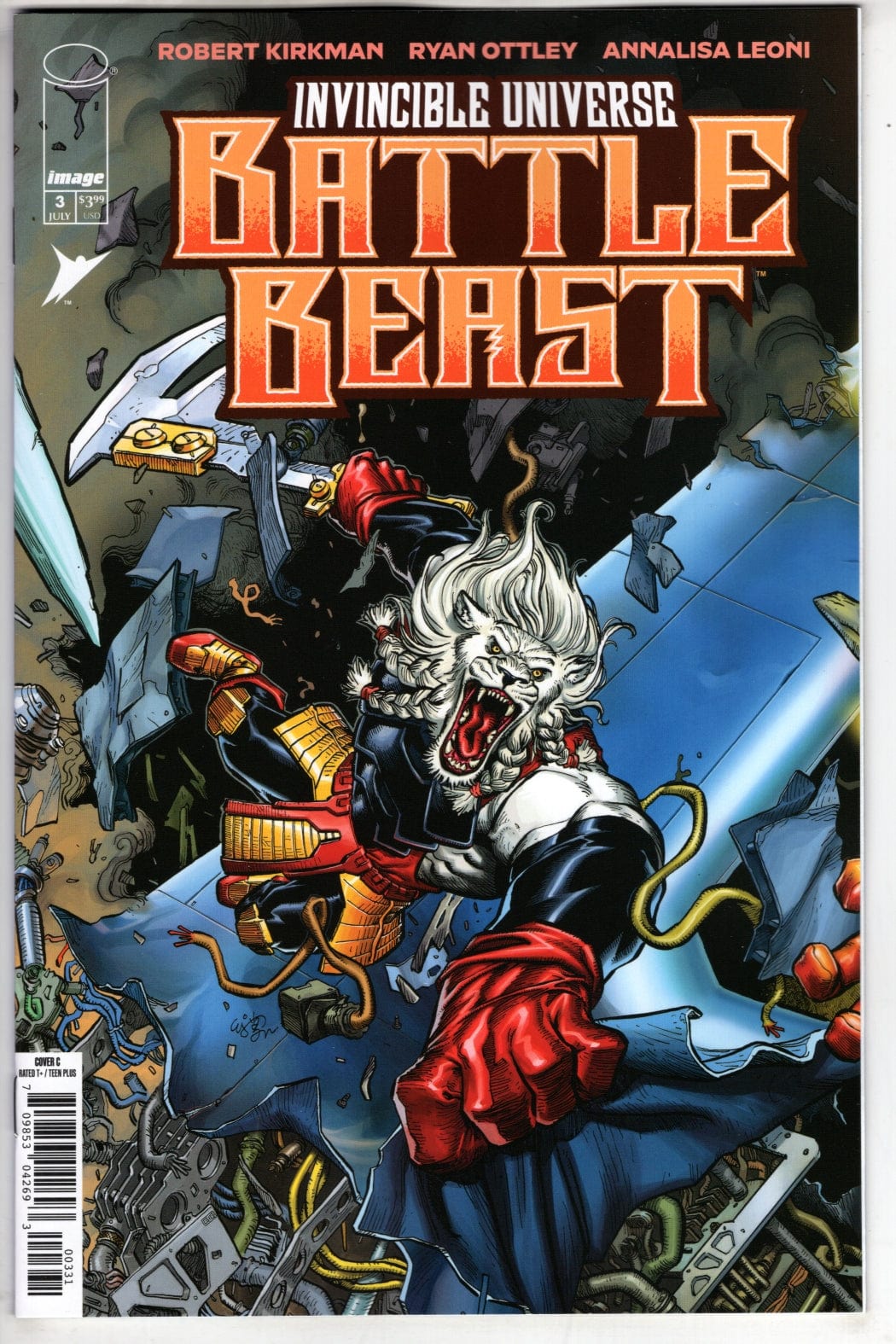 Image Comics COMIC BOOK INVINCIBLE UNIVERSE BATTLE BEAST #3 CVR C INC 1:10 EJ SU CONNECTING VAR