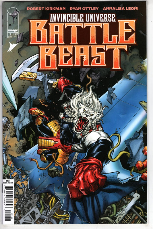 Image Comics COMIC BOOK INVINCIBLE UNIVERSE BATTLE BEAST #3 CVR C INC 1:10 EJ SU CONNECTING VAR