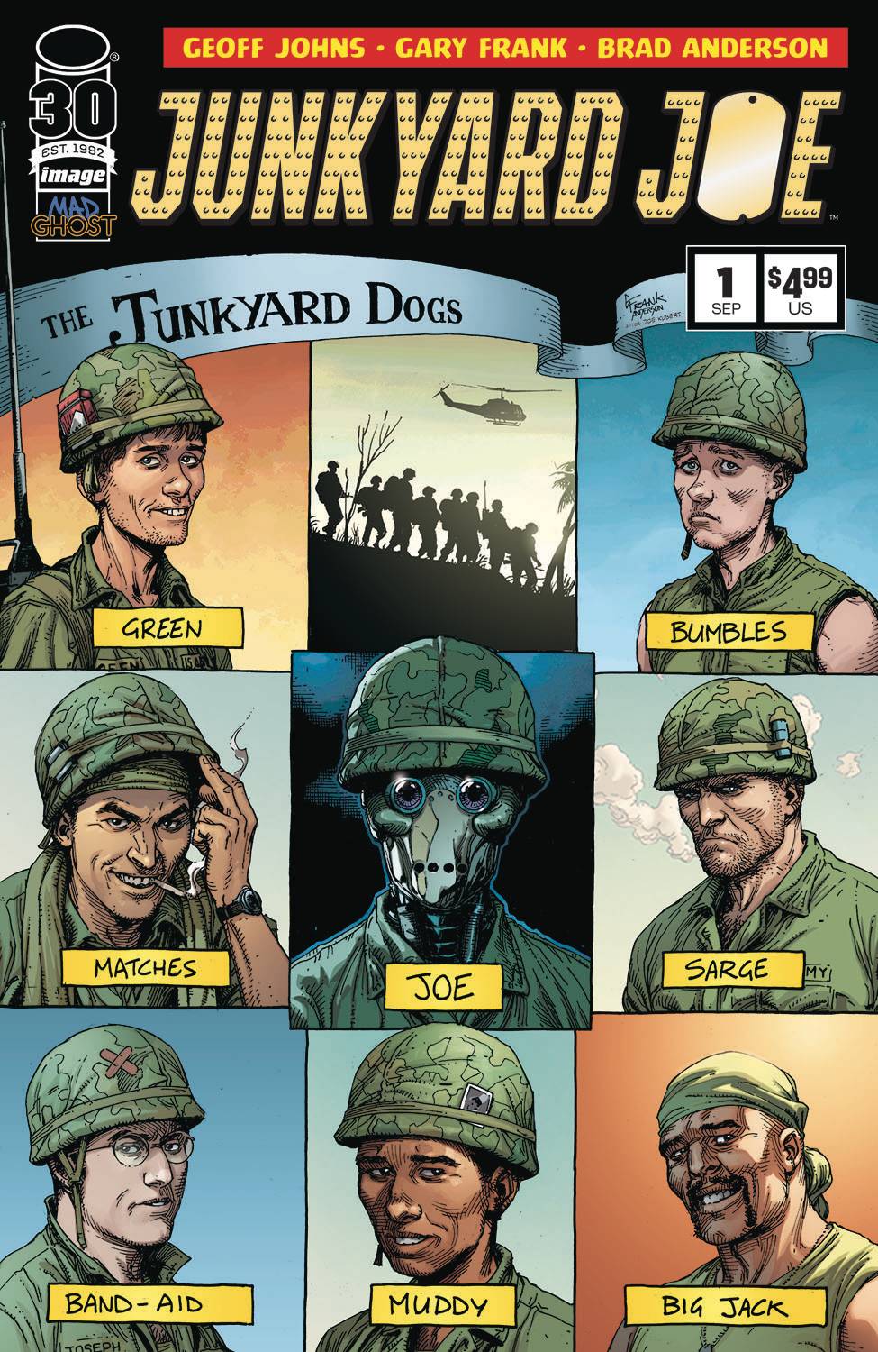 IMAGE COMICS COMIC BOOK JUNKYARD JOE #1 CVR E FRANK & ANDERSON (VF/NM)