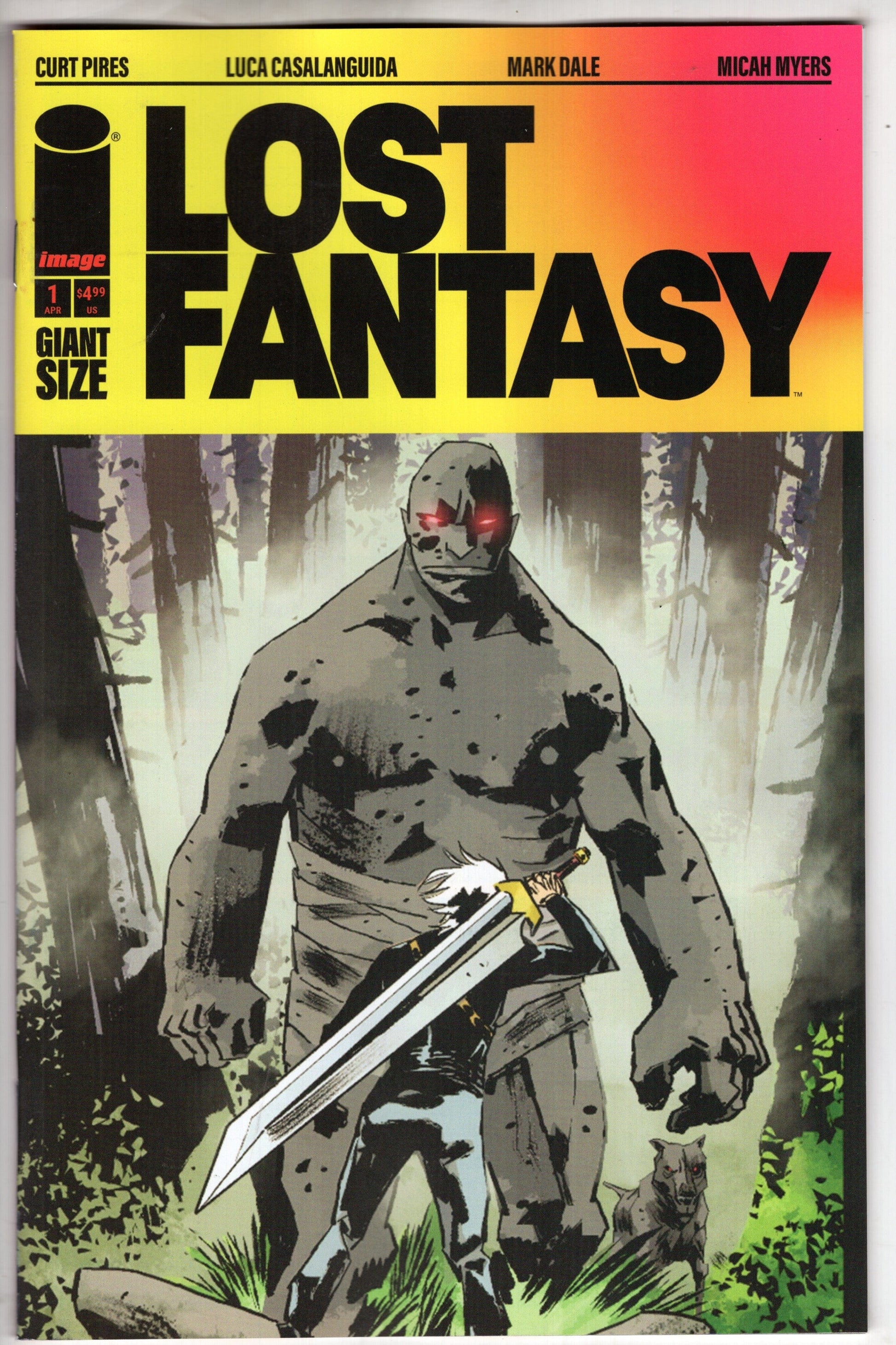 Image Comics COMIC BOOK LOST FANTASY #1 CVR A LUCA CASALANGUIDA
