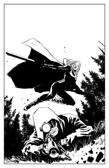 Image Comics COMIC BOOK LOST FANTASY #2 CVR C INC 1:15 LUCA CASALANGUIDA B&W VAR