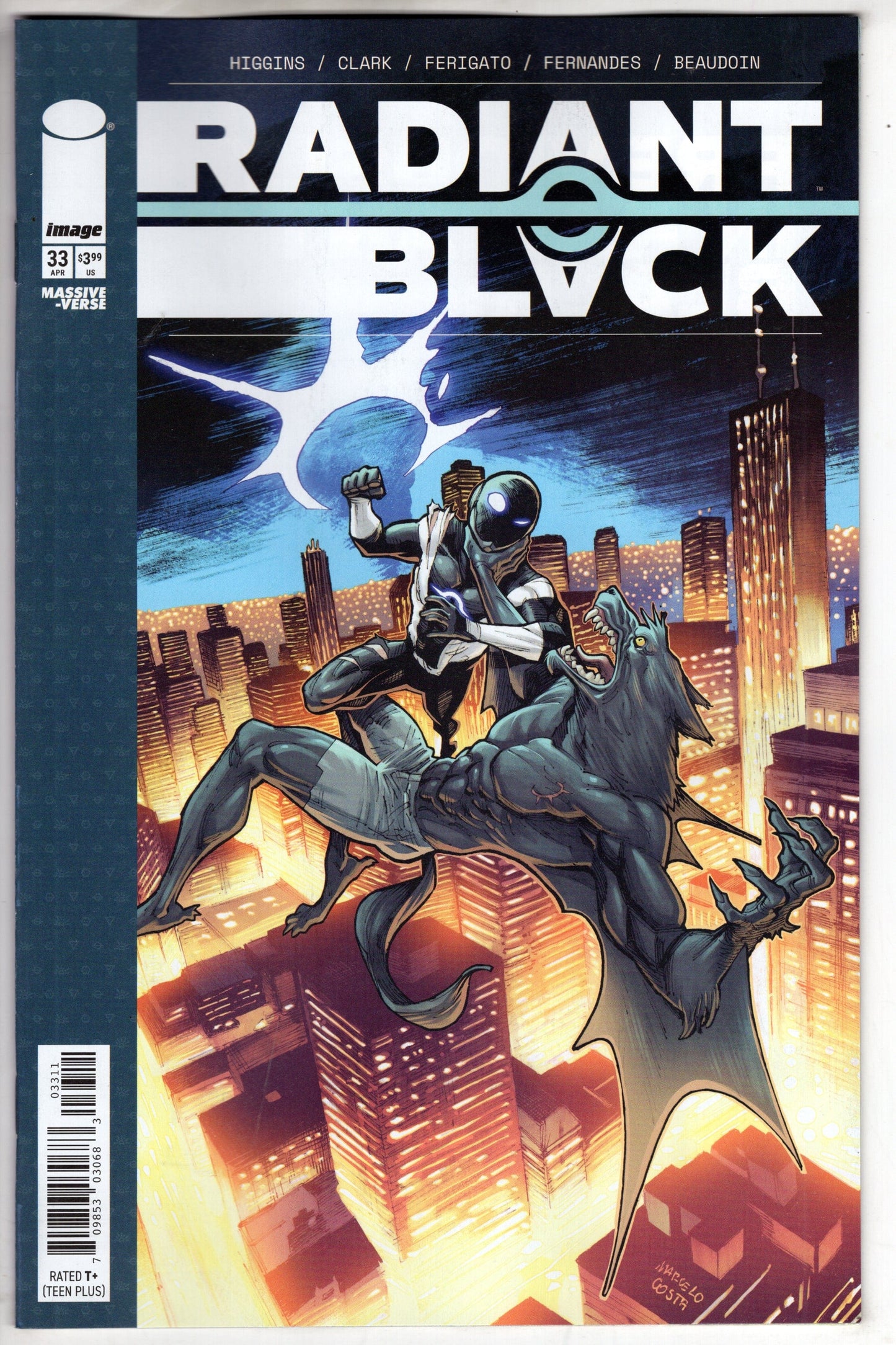 Image Comics COMIC BOOK RADIANT BLACK #33 CVR A MARCELO COSTA