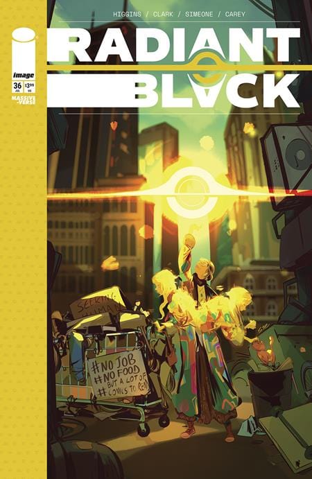 Image Comics COMIC BOOK RADIANT BLACK #36 CVR A STEFFANO SIMEONE