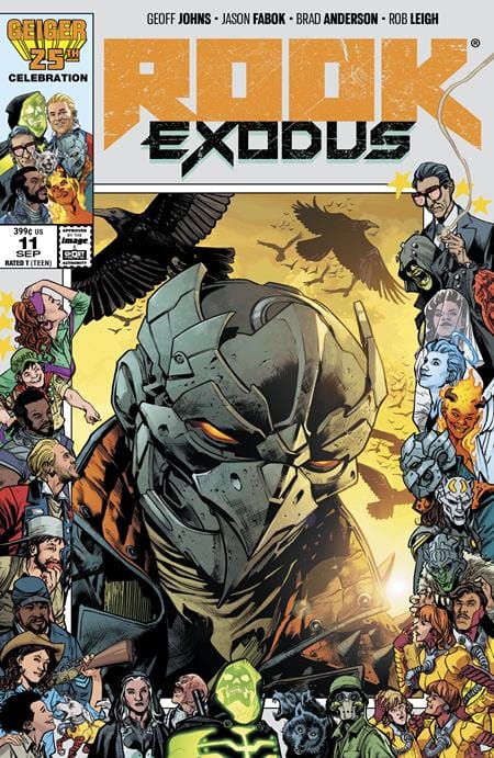 Image Comics COMIC BOOK ROOK EXODUS #11 CVR D BRYAN HITCH & BRAD ANDERSON GEIGER #25 ANNIVERSARY VAR (VF/NM)