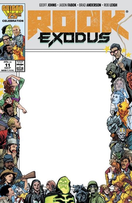 Image Comics COMIC BOOK ROOK EXODUS #11 CVR E BLANK SKETCH VAR (VF/NM)