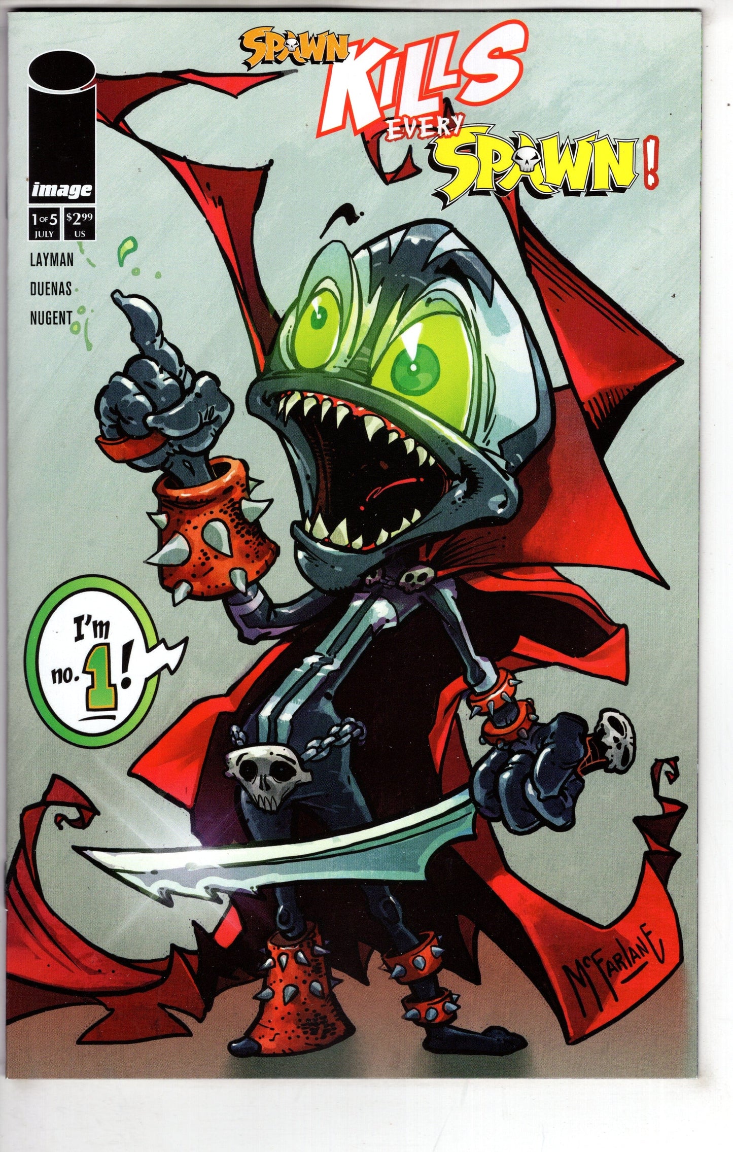 Image Comics COMIC BOOK Spawn Kills Every Spawn #1 (Of 5) Cover B Todd McFarlane Variant