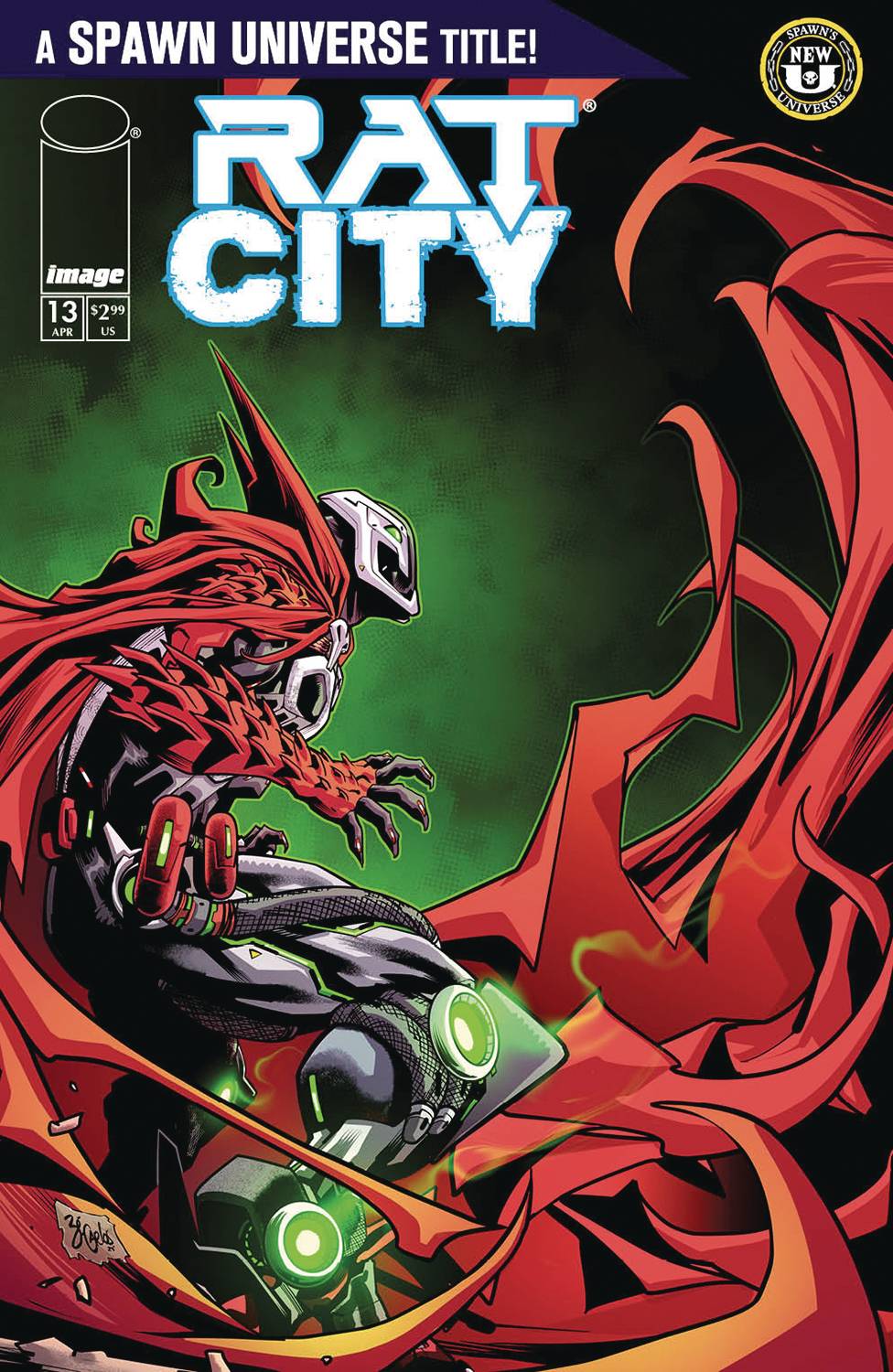 IMAGE COMICS COMIC BOOK SPAWN RAT CITY #13 CVR A ZE CARLOS