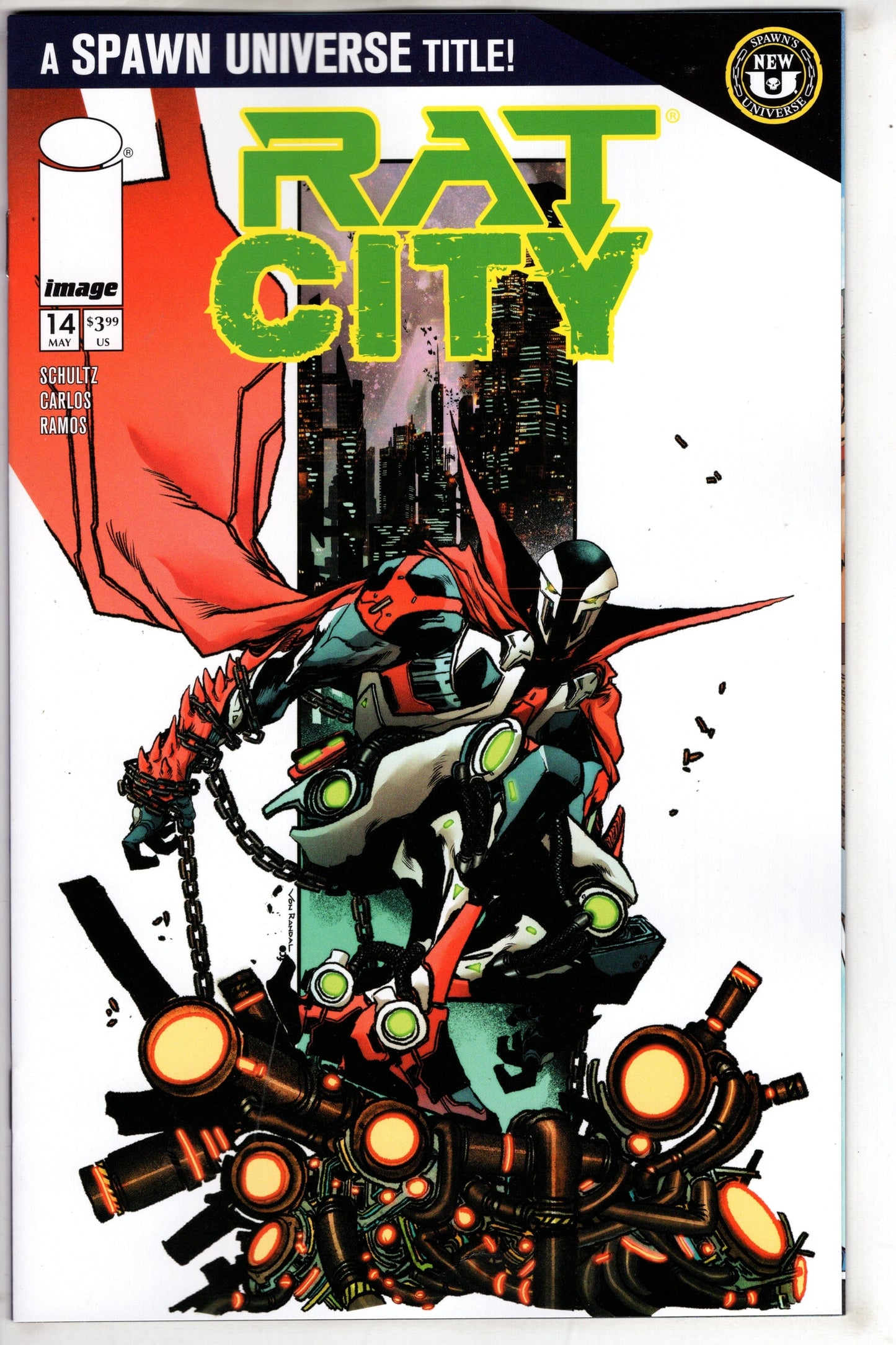 Image Comics COMIC BOOK SPAWN RAT CITY #14 CVR B VON RANDAL VAR