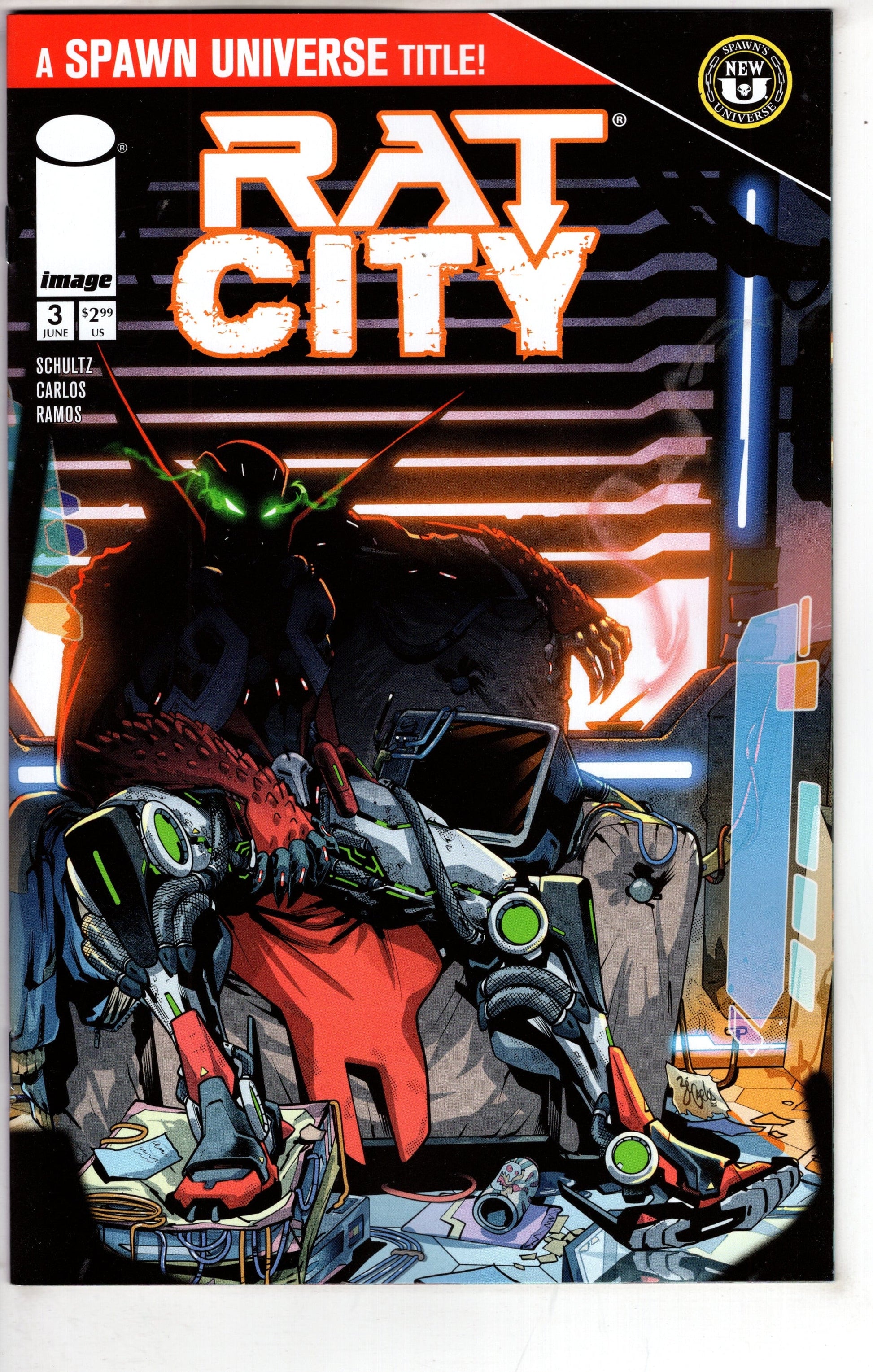 Image Comics COMIC BOOK Spawn Rat City #3 Cover A Ze Carlos